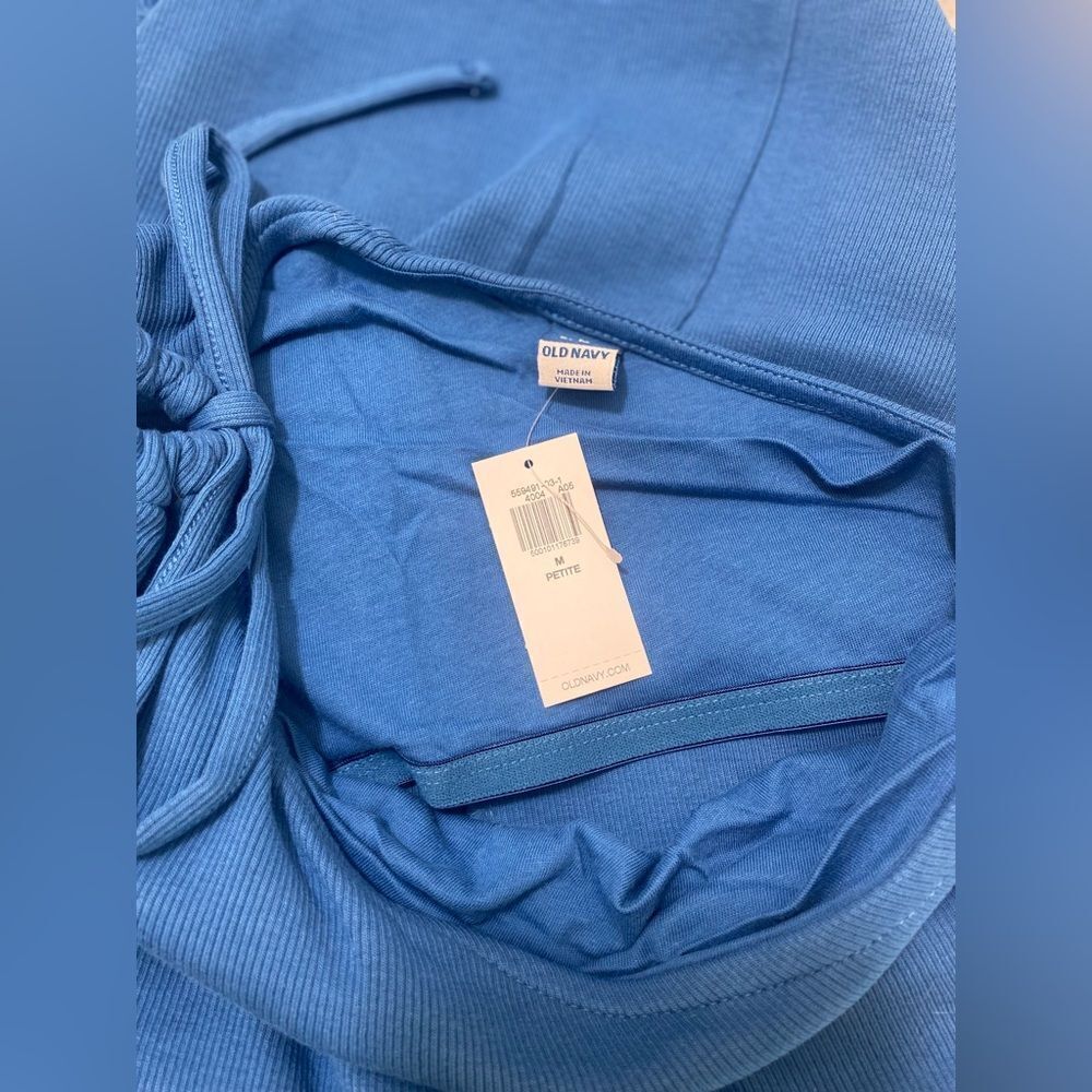 Blue One-Shoulder Dress - Picture 6 of 6